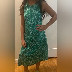 Banana Republic Green Asymmetrical Dress